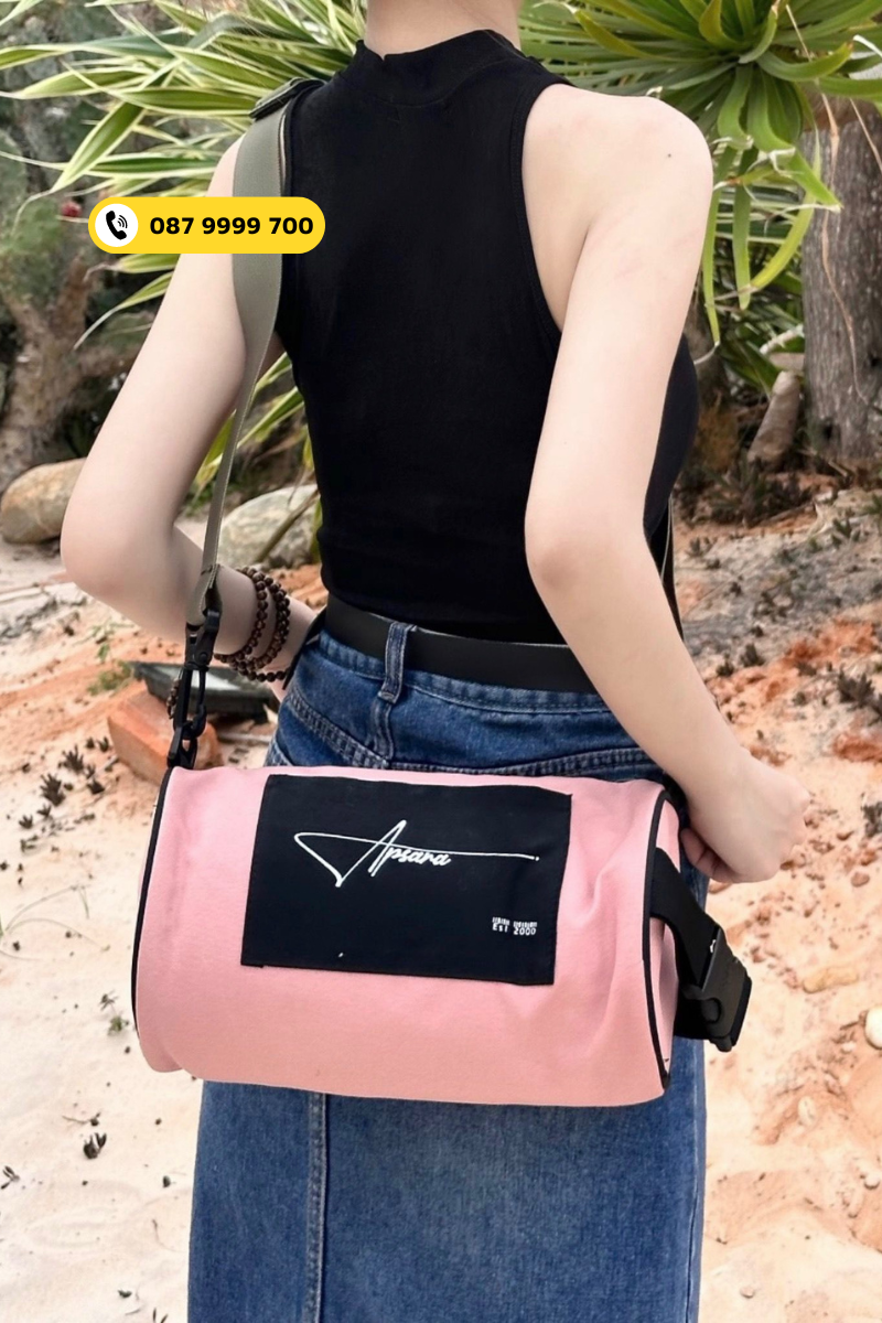 Túi trống đeo chéo vải canvas - C3 - Travel Bag Viet Nam